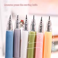 Gambar Art Utility Knife Pen Knife Cut Stickers Scrapbooking Express Box Knife DIY Craft Retractable Precision Cutting School Supplies dari Bete R Mall undefined 5 Tokopedia