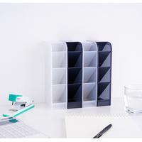 Gambar Multi-function 4 Grid Pen Holder Pp Plastic Frosted Desk Organizer School Supplies Stationery Storage Office Pencil Holder dari Toko KLotontong Shop undefined 4 Tokopedia