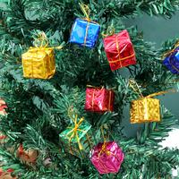Gambar Shiny Mini Box Christmas Ornaments Wrapped Present Small Gift Boxes for Xmas Tree Hanging Pendant New Year Party Decoration dari nengsitberkah undefined 2 Tokopedia