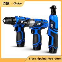 Gambar 12V Cordless Electric Screwdriver Drill Machine Ratchet Wrench Power Tools Electric Hand Drill Universal Battery by PROSTORMER dari Toko SugiyantoNo undefined 1 Tokopedia