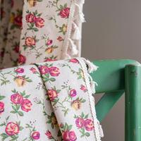Gambar Cotton Linen Rose Flower Curtains Country Pastoral Style Curtain Line dari Keisyastor undefined 3 Tokopedia