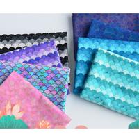 Gambar 130x50cm Digital Printing Plain Cotton Fabric Handmade DIY Children's Clothing Chinese national style fish scale pattern Cloth dari ARMYTU undefined 5 Tokopedia