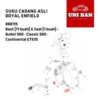 Gambar Baut dan Seal Tutup Mesin Kiri 888115 Classic Royal Enfield ASLI dari partama clasic undefined 3 Tokopedia