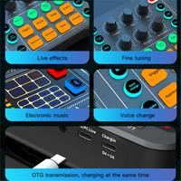 Gambar HD M6 Live Sound Card Recording Karaoke Podcast Music Studio Equipment Usb Audio Interface For Electric Guitar Recording Mixer dari RAYAKA SALOKA315 undefined 5 Tokopedia