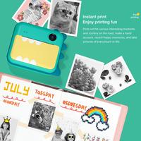 Gambar P1 Kids Instant Print Camera 2.4" IPS Screen Children Photo Printer dari azkhaalhasby undefined 5 Tokopedia
