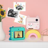 Gambar P1 Kids Instant Print Camera 2.4" IPS Screen Children Photo Printer dari azkhaalhasby undefined 2 Tokopedia