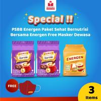 Gambar PSBB Energen Paket Sehat Bernutrisi Bersama Energen Free Masker Dewasa dari Fawkes Storee undefined 1 Tokopedia