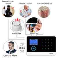 Gambar PG-103 Home Security Alarm System Wifi GSM Alarm Intercom Remote dari azkhaalhasby undefined 4 Tokopedia