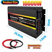 Gambar 10000W 12/24/48V To 110/220V Solar Panel Kit Pure Sine Wave Power Inve dari Sodaco store undefined 4 Tokopedia