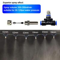 Gambar 5Pcs Low Pressure Misting Cooling System Atomizing Nozzles 6mm Slip lock Quick Connectors Humidify Watering Landscapingc Sprayer dari SUKIRO YASMIKA683 undefined 2 Tokopedia