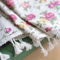 Gambar Cotton Linen Rose Flower Curtains Country Pastoral Style Curtain Line dari Keisyastor undefined 4 Tokopedia