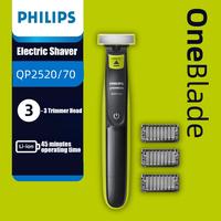 Gambar Philips Norelco OneBlade QP2520 Face Hybrid Electric Beard Trimmer and Shaver with 3 Face Stubble Comb dari CINININ KRISTAL undefined 1 Tokopedia