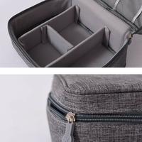 Gambar PREMIUM Travel Bag Organizer/Tas Aksesoris Gadget Waterproof - Abu-abu dari TOKO BUBUI undefined 3 Tokopedia