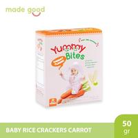 Gambar TERLARIS Yummy Bites 50gr Baby Rice Crackers -Snack Biskuit Bayi Sehat dari @divisi undefined 4 Tokopedia