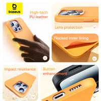 Gambar BASEUS CASING FAUXTHER SERIES PHONE CASE FOR IPHONE 15 PRO MAX 15 PRO 15 PLUS - GARANSI 2 TAHUN - IP 15 Pro dari WARUNG INDAH JAYA undefined 3 Tokopedia