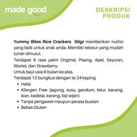 Gambar TERLARIS Yummy Bites 50gr Baby Rice Crackers -Snack Biskuit Bayi Sehat dari @divisi undefined 2 Tokopedia
