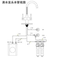 Gambar New Home Direct Drinking Pure Faucet Set 304 Brushed Gold Cold and Hot Dual Use Kitchen Boiling Water Faucet dari the beauty of the eyes undefined 4 Tokopedia