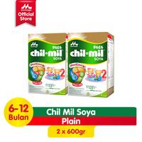 Gambar Paket 2Pcs Chil Mil Soya 600 G Susu Formula Bayi 6-12 Bulan dari Babyy Storre undefined 1 Tokopedia