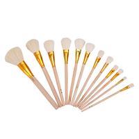 Gambar 12pcs Wool Brush Set for Ceramic Glaze/painting Coloring Watercolor Paint Acrylic Craft DIY Painting Pen Art Supplies dari kararas cholate38 undefined 1 Tokopedia