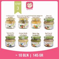 Gambar YUMMY BITES MEAL STEP 1 STEP 2 STEP 3 145gr JAR BOTOL KACA - ChicBrothRice dari Littlee Love Baby undefined 4 Tokopedia
