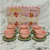 Gambar Cangkir Tatak Set Bunga Tulip Midas isi 6 pcs per Set/ Cangkir Set Flower Midas Pink/Cangkir Kopi & Teh dari EZT INTERIOR RUMAH undefined 1 Tokopedia