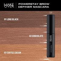 Gambar MURAH - MAKE OVER Powerstay Brow Definer Mascara 6.5 g - Eye Brow Mascara - 03 Coffee Cream dari CV. ANUGRAH JAYA BEAUTY_NEW undefined 2 Tokopedia