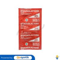 Gambar SPIRONOLACTONE OGB DEXA MEDICA 25 MG STRIP 10 TABLET / DIURETIK dari Apotek Arjuna By GoApotik undefined 1 Tokopedia