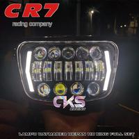 Gambar Lampu Depan Rx King New Oval 16 Mata Gl 100 Set Daymaker Cr7 Plus Bato | Asli - Hitam, Biru Kuning dari Unggul Motopart undefined 1 Tokopedia