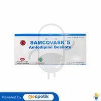 Gambar SAMCOVASK 5 MG BOX 100 KAPLET dari Apotek Mutiara Sehat by GoApotik undefined 1 Tokopedia