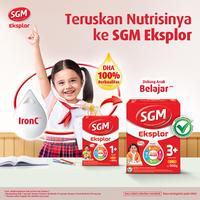 Gambar SGM Eksplor 3+ dengan IronC Susu Bubuk Rasa Madu 600GR dari dianababy&#39;care undefined 4 Tokopedia