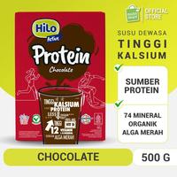 Gambar HiLo Active Chocolate 500g - Susu Dewasa Tinggi Kalsium Sumber Protein Mineral Organik Alga Merah dari sinyostore10 undefined 1 Tokopedia