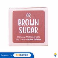 Gambar HANASUI MATTEDORABLE LIP CREAM BOBA EDITION 02 BROWN SUGAR 4 GRAM dari APOTEK SADIK FARMA by GoApotik undefined 2 Tokopedia