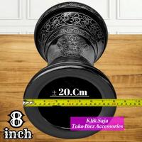 Gambar GENDANG ATAU DARBUKA KAYU 8 INCH HITAM SILVER POWER BEAT HITAM MADE IN TAIWAN - Darbuka Dan Tas dari HOKI OK undefined 1 Tokopedia