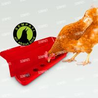 Gambar Tempat Makan / Pakan Ayam Dan Burung Puyuh Lubang 7 Otomatis Merah Wadah Makan Ternak Unggas Bebek Itik dari kicau mania-1997 undefined 4 Tokopedia