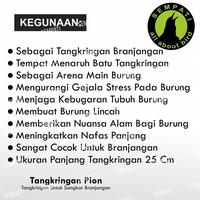 Gambar PION TANGKRINGAN BATU APUNG SANGKAR BURUNG BRANJANGAN 25 CM UKURAN PANJANG dari kicau mania-1997 undefined 4 Tokopedia