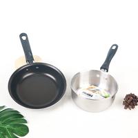 Gambar Maspion New Prisma Set A Frypan 18 cm Hitam Anti Lengket + Saucepan 14 cm Stainless Steel dari manolistore undefined 1 Tokopedia