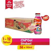 Gambar CHIL GO / CHILGO KARTON RASA COKELAT / VANILA / STROBERI ( 36 botol ) dari anitakane66 undefined 1 Tokopedia