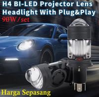 Gambar Lampu LED biled H4 P6 Projector bi led projie proyektor mobil motor laser Ze5 zes dari KUS Indonesia Official undefined 2 Tokopedia