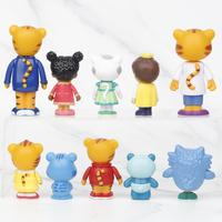 Gambar 10Pcs/Set Daniel Tiger's Neighborhood Figure Toy Daniel Tiger Katerina Kittycat O the Owl Miss Elaina Prince  Model Doll dari azkaiqbal undefined 2 Tokopedia