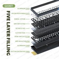 Gambar SUMREDA Sugar65 V2 Lucky65 Mini Custom Wireless Aluminum Mechanical Keyboard Kit RGB Bluetooth Wired Gaming Hotswap Keyboard dari samawa fhasion undefined 3 Tokopedia