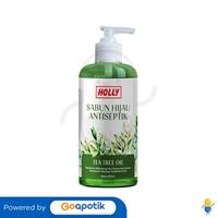 Gambar HOLLY SABUN HIJAU CAIR ANTISEPTIK WITH TEA TREE OIL 550 ML BOTOL PUMP dari Apotek Teras Pharma by GoApotik undefined 1 Tokopedia