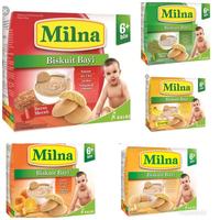 Gambar MILNA BISKUIT BAYI 6+ 130g / UNTUK 6 BULAN KEATAS BABY FINGER 8+ snack dari KripikGass undefined 5 Tokopedia
