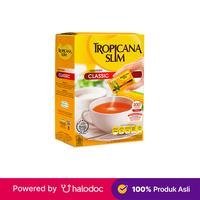 Gambar Tropicana Slim Sweetener Classic 100 Sachet - Gula Diabetes - Halodoc dari Apotek Kayla Surabaya undefined 1 Tokopedia