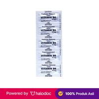 Gambar Vitamin B6 10 mg 10 Tablet - Vitamin & Suplemen A,B & E - Halodoc dari Apotek Halomedika Cicendo undefined 1 Tokopedia