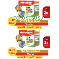 Gambar CHILSCHOOL REGULAR GOLD VANILA MADU 1560 GRAM/CHIL SCHOOL/1560GR/ VANILLA/4X390gr/4 x 390gr/dulu 1,6kg/1600 gr/1600gr dari Manja Baby undefined 2 Tokopedia