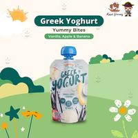 Gambar Yummy Bites Greek Yoghurt Passion Fruit, Mango, Apple, Banana 100 gram dari Manja Baby undefined 1 Tokopedia
