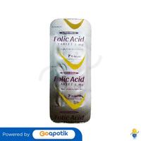 Gambar FOLIC ACID TRIMAN 1 MG STRIP 10 TABLET dari Apotek Ikifa Buaran by GoApotik undefined 1 Tokopedia