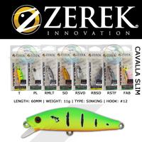 Gambar Umpan Pancing Minnow Zerek Cavalla Slim 60mm 11g SINKING - PL dari Galeri Pancing Bukittinggi undefined 1 Tokopedia