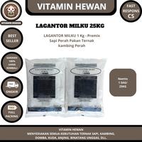 Gambar LAGANTOR MILKU 1 SAK (25 Kg) - Premix Peningkat Produksi Susu & Pertumbuhan, Pengurang Stress Sapi Kambing Perah dari Best Vitamin Hewan undefined 1 Tokopedia