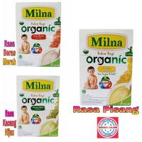 Gambar MILNA BUBUR BAYI ORGANIC 6 - 12 BULAN 120GR PER 1 BOX - BERAS MERAH dari Mitu Store Official undefined 1 Tokopedia